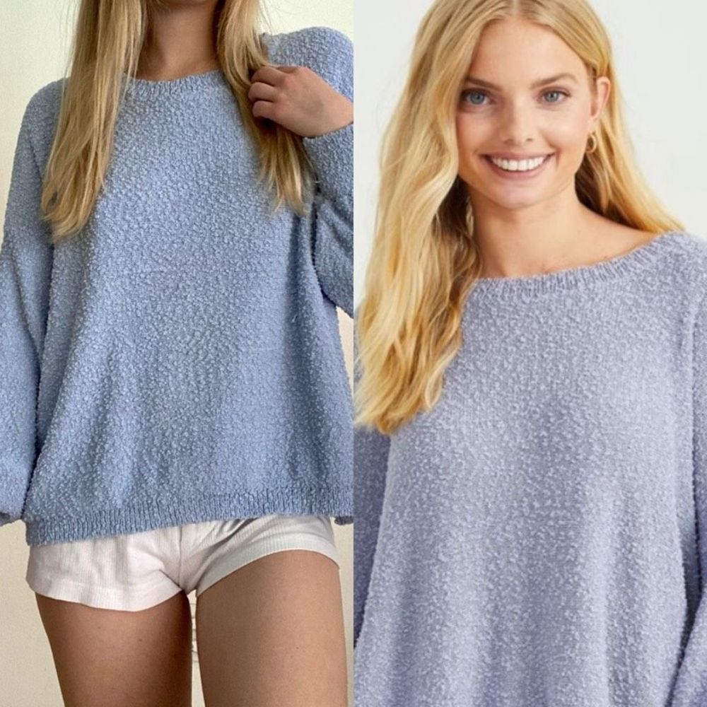 Altar'd State Blue Susan Pullover Sweater Size Small